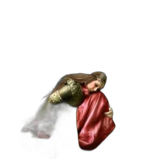 jacket, jewelry, shoes, hair transparent PNG cut-out