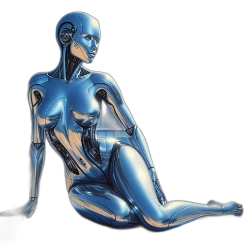 robot, jewelry, concept art, 3d render transparent PNG cut-out