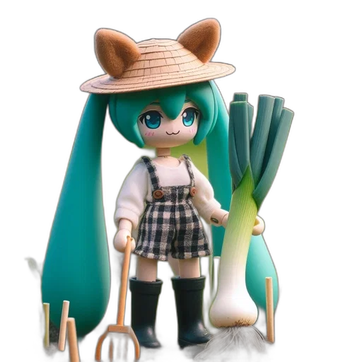 staff, hat, weapon, creature transparent PNG cut-out