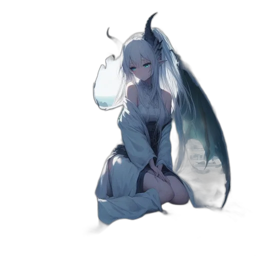 dragon, bottle, creature, dress transparent PNG cut-out