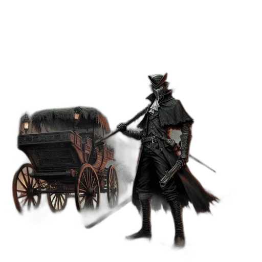 weapon, staff, robot, car transparent PNG cut-out