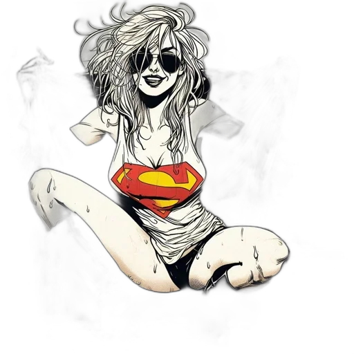 mask, comic book art, cartoon, concept art transparent PNG cut-out