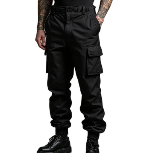 jacket, staff, cyberpunk, concept art transparent PNG cut-out