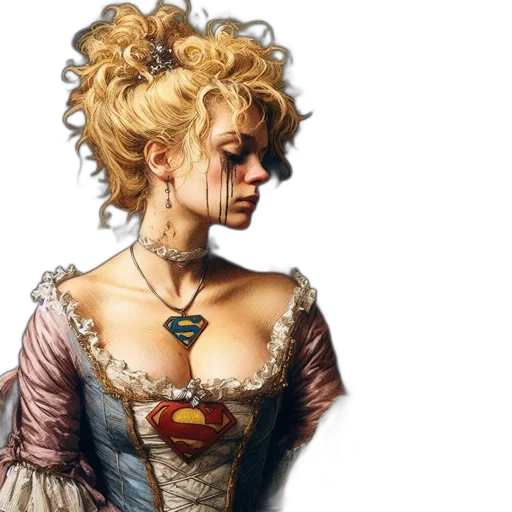 dress, comic book art, fantasy art, concept art transparent PNG cut-out