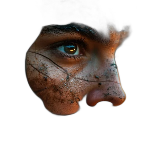 face, mask, hat, creature transparent PNG cut-out