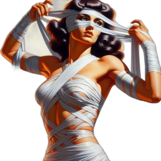 dress, comic book art, concept art, fantasy art transparent PNG cut-out
