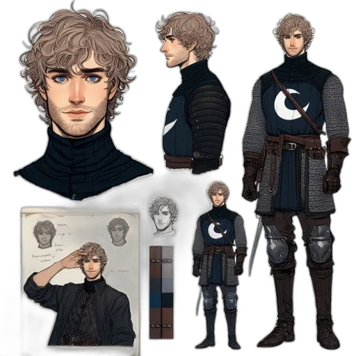concept art, fantasy art, pixel art, comic book art transparent PNG cut-out