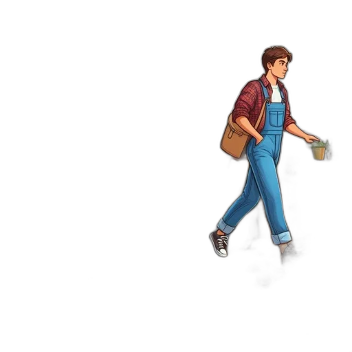 jacket, bottle, concept art, pixel art transparent PNG cut-out