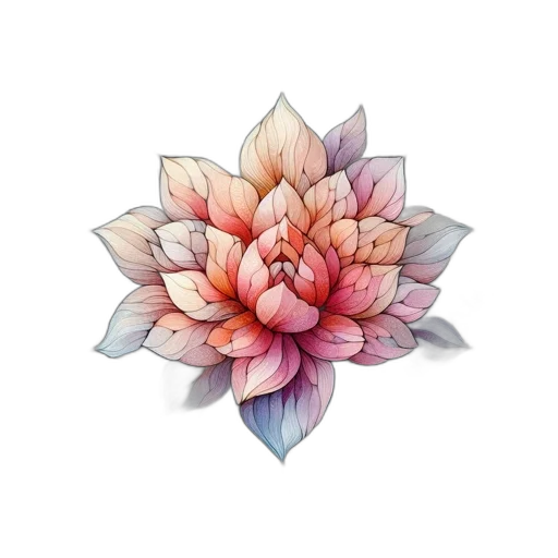 flower, crown, jewelry, watercolor transparent PNG cut-out