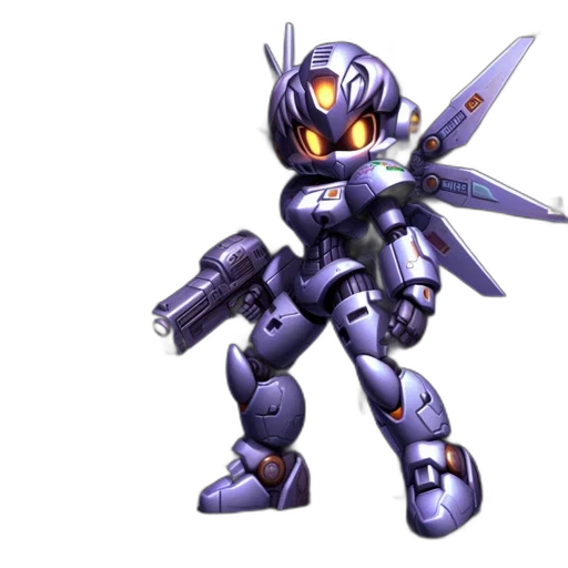 robot, weapon, sword, pixel art transparent PNG cut-out