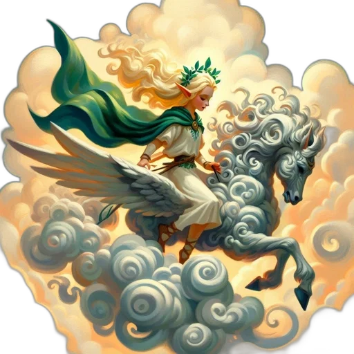dragon, staff, fantasy art, concept art transparent PNG cut-out
