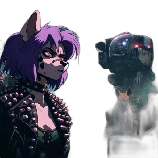 robot, mask, creature, cyberpunk transparent PNG cut-out