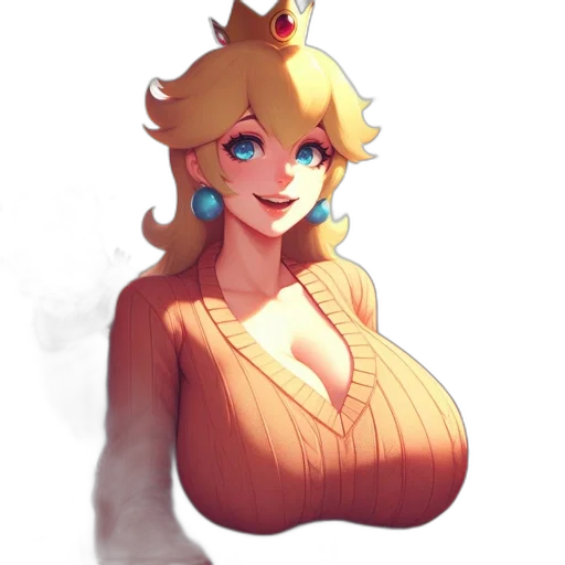 crown, dress, staff, dragon transparent PNG cut-out