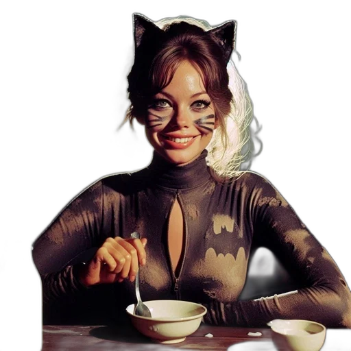 mask, dress, comic book art, photorealistic transparent PNG cut-out