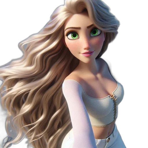 dress, hair, jewelry, crown transparent PNG cut-out