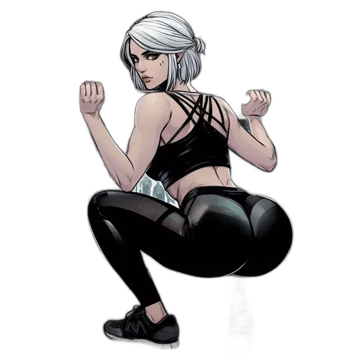 comic book art, concept art, cartoon, pixel art transparent PNG cut-out