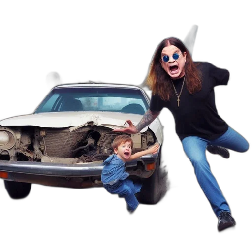 car, jacket, weapon, animal transparent PNG cut-out