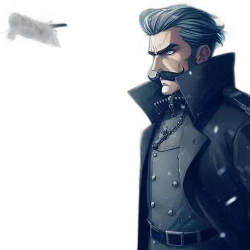 staff, jacket, sword, weapon transparent PNG cut-out