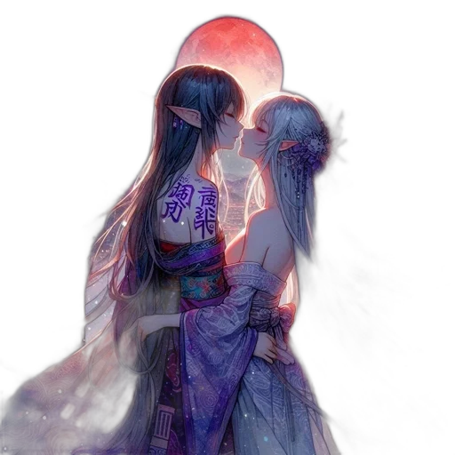 dress, fantasy art, concept art, watercolor transparent PNG cut-out