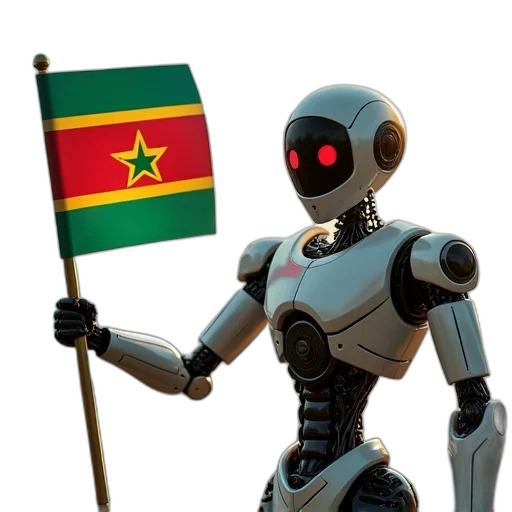 robot, concept art, holding, suriname transparent PNG cut-out
