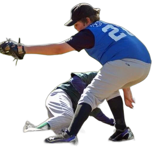 baseball, player, blue, jersey transparent PNG cut-out