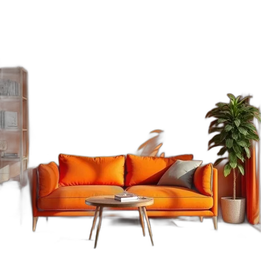 furniture, 3d render, photorealistic, concept art transparent PNG cut-out