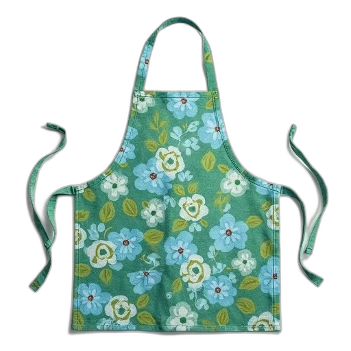 design, green, blue, flowers transparent PNG cut-out