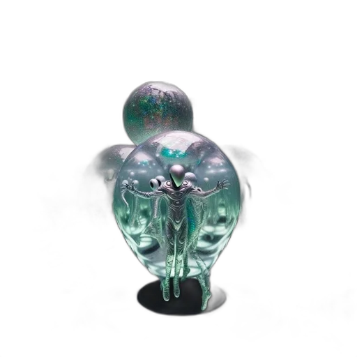 jewelry, crown, bottle, 3d render transparent PNG cut-out