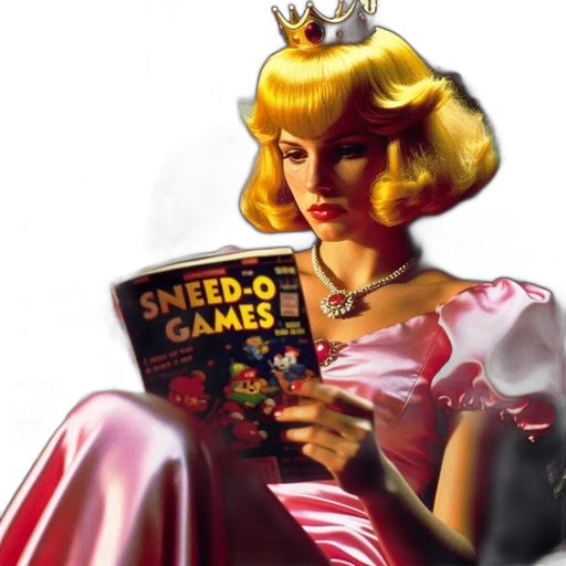 crown, comic book art, concept art, 3d render transparent PNG cut-out