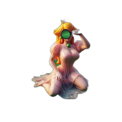 creature, dress, jewelry, mask transparent PNG cut-out