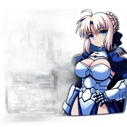 robot, dress, weapon, sword transparent PNG cut-out