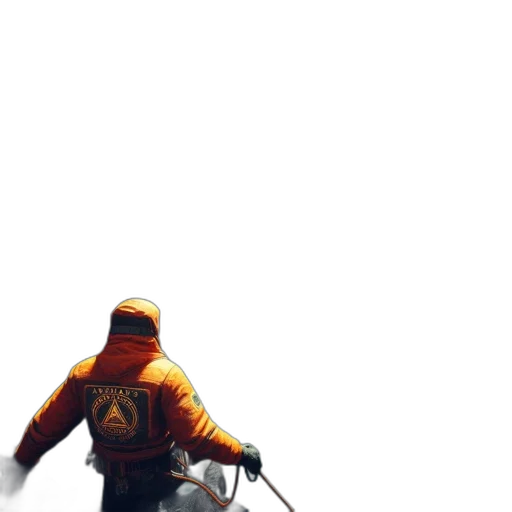jacket, weapon, robot, sword transparent PNG cut-out