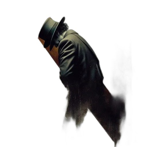hat, mask, staff, face transparent PNG cut-out