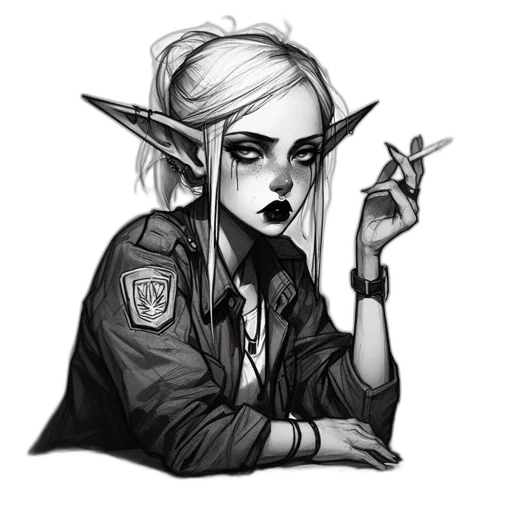 staff, jacket, fantasy art, concept art transparent PNG cut-out