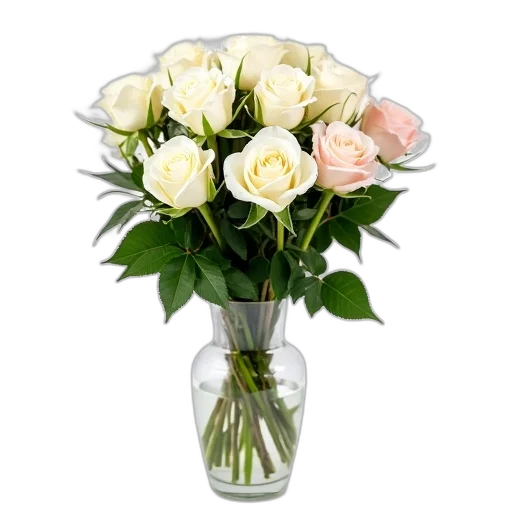 flower, photorealistic, 3d render, bouquet transparent PNG cut-out