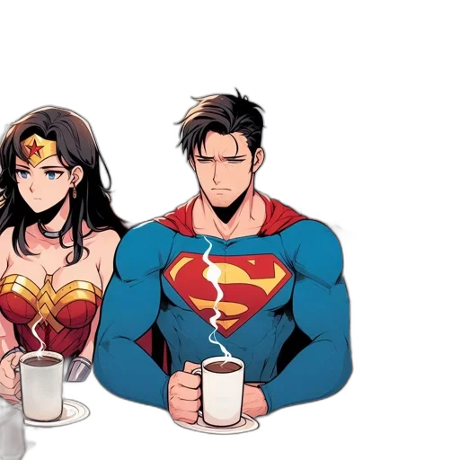 comic book art, concept art, cartoon, anime transparent PNG cut-out