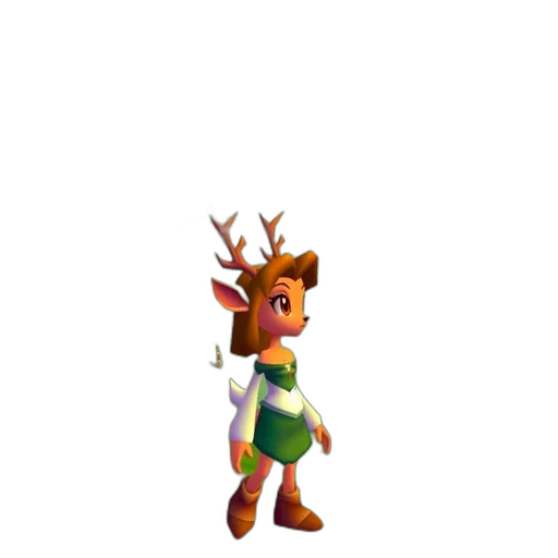 animal, staff, crown, creature transparent PNG cut-out