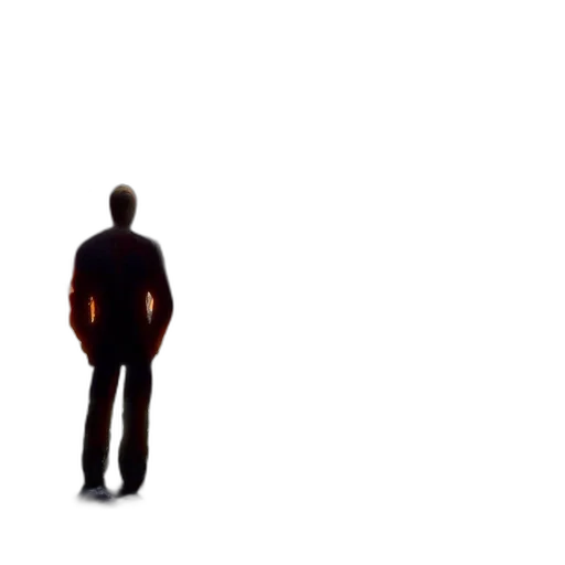 robot, jacket, face, staff transparent PNG cut-out
