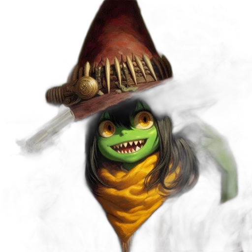 staff, hat, mask, dragon transparent PNG cut-out