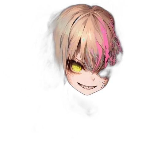 mask, face, hair, creature transparent PNG cut-out