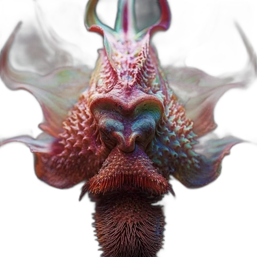 dragon, mask, creature, animal transparent PNG cut-out