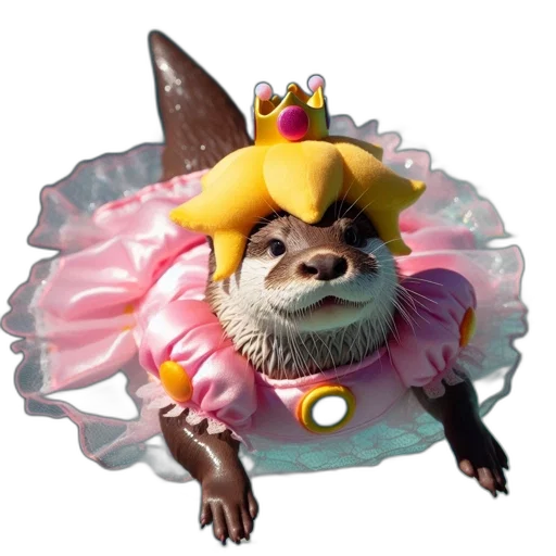 crown, hat, animal, creature transparent PNG cut-out