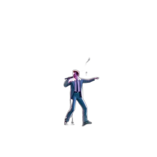 staff, jacket, weapon, robot transparent PNG cut-out
