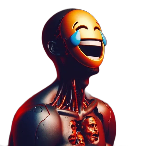 robot, mask, face, creature transparent PNG cut-out