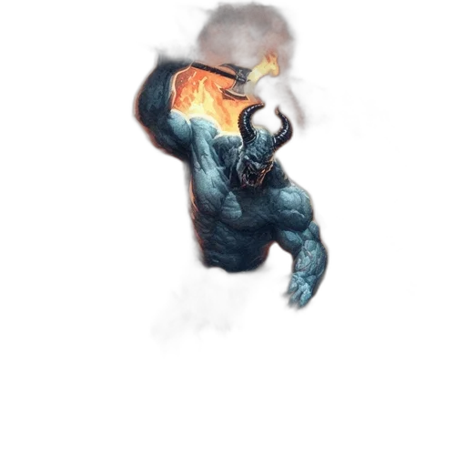 dragon, creature, staff, weapon transparent PNG cut-out