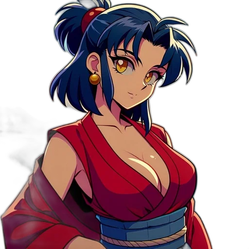 dress, staff, anime, concept art transparent PNG cut-out