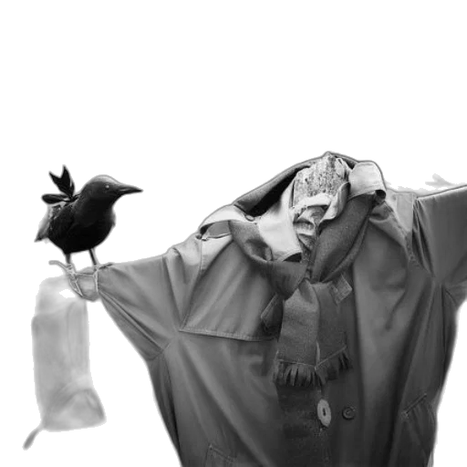 mask, staff, creature, jacket transparent PNG cut-out