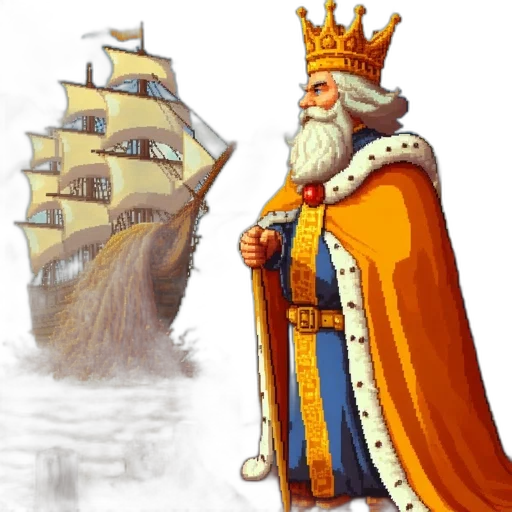 crown, fantasy art, concept art, pixel art transparent PNG cut-out
