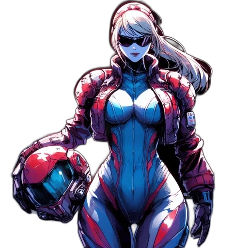 robot, comic book art, concept art, cyberpunk transparent PNG cut-out
