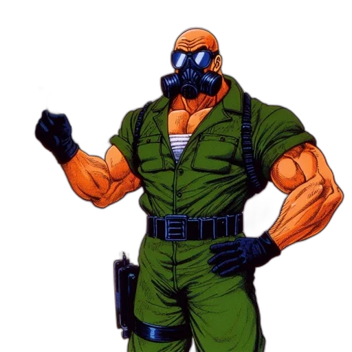 mask, jacket, robot, weapon transparent PNG cut-out